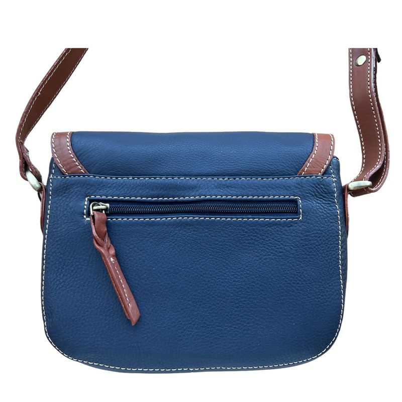 Rowallan Of Scotland Prelude Navy Rounded Half Flap Bag 31-9286-03 rear