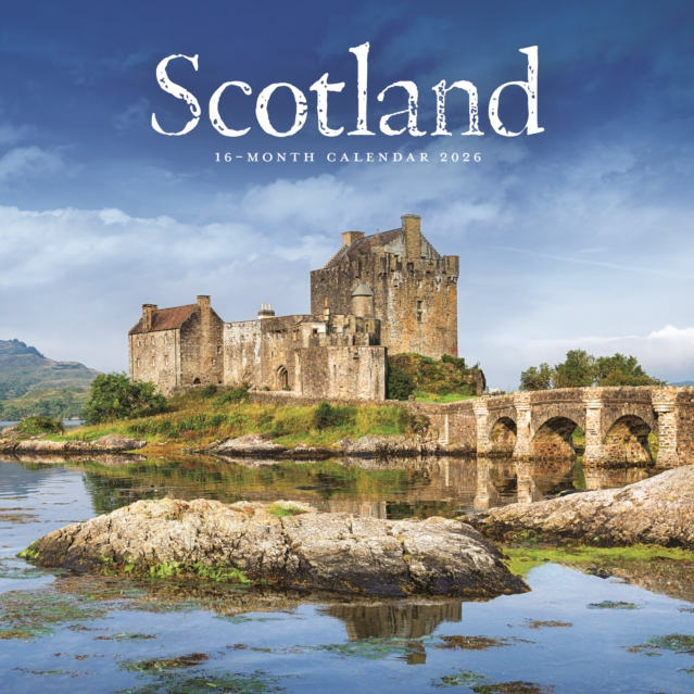 Scotland 2026 Square Wall Calendar 16 Month front