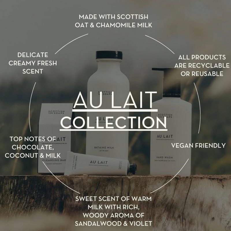 Scottish Fine Soaps Au Lait Extra Large Cleansing Bar Collection Details