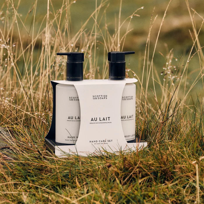 Scottish Fine Soaps Au Lait Hand Care Set lifestyle