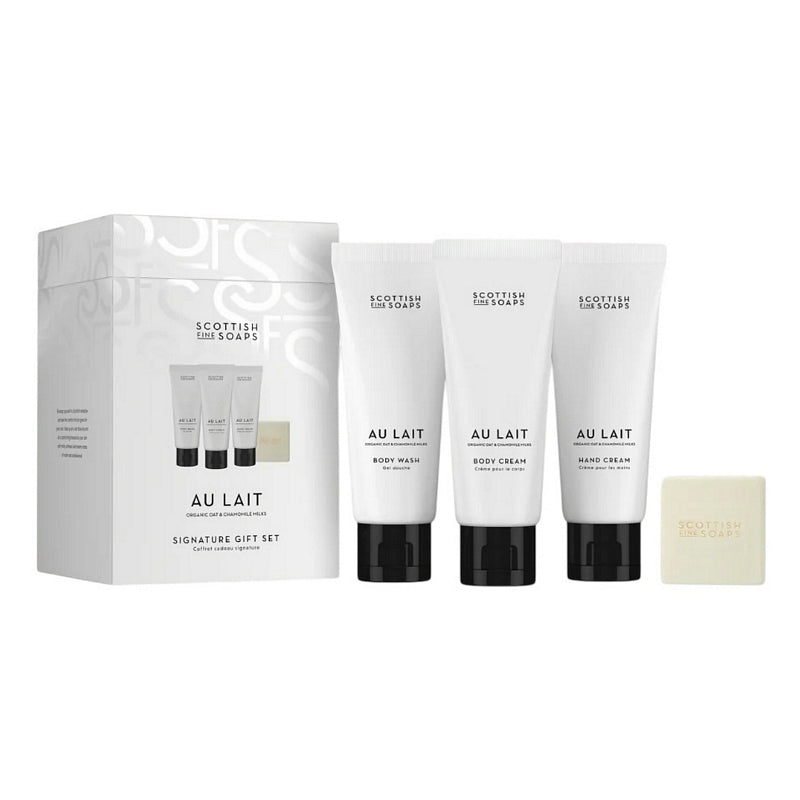 Scottish Fine Soaps Au Lait Signature Gift Set S20006 main