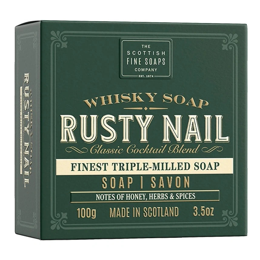 Scottish Fine Soaps Soap In A Carton Whisky Rusty Nail front