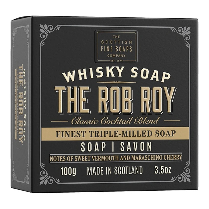 Scottish Fine Soaps Soap In A Carton Whisky The Rob Roy front