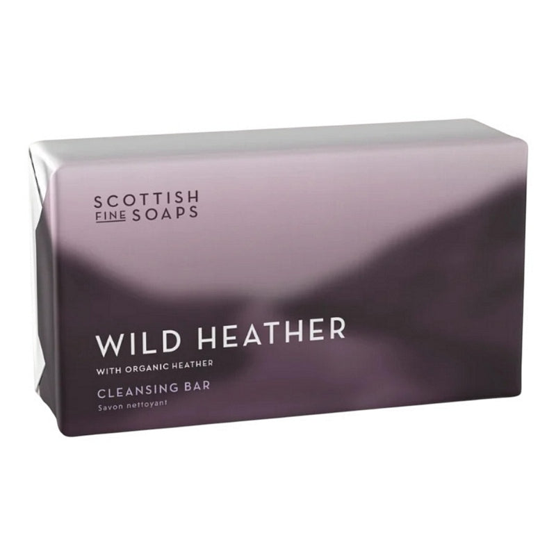 Scottish Fine Soaps Wild Heather Cleansing Soap Bar 220g main