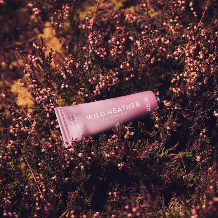 Scottish Fine Soaps Wild Heather Hand Cream Tube 30ml lifestyle