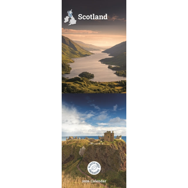 Scottish Slim Wall Calendar 2026 front