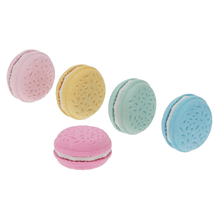 Set of 5 Macaron Erasers 31359 contents