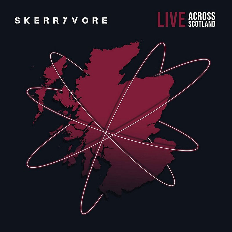 Skerryvore - Live Across Scotland CD front