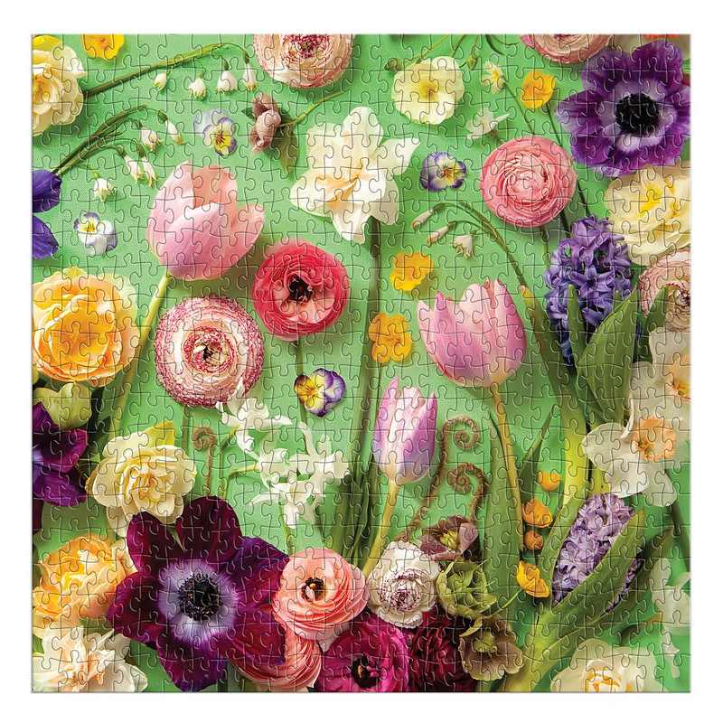 Springtime Petals 500 Piece Jigsaw Puzzle completed
