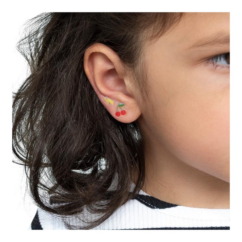 Stick On Earrings Cherry 31489 on child 2