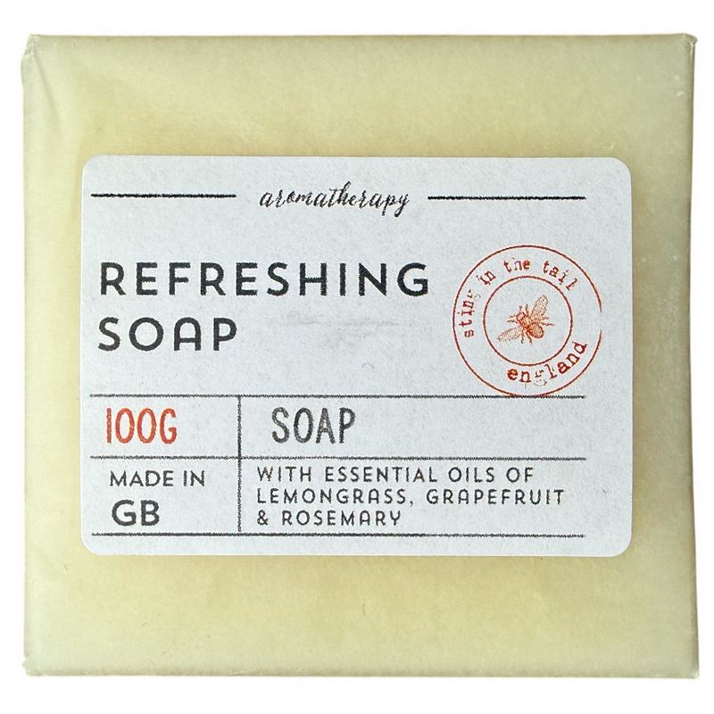Sting In The Tail Aromatherapy Refreshing Soap Bar front