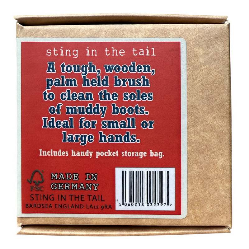 Sting In The Tail Football Shoe Brush box rear