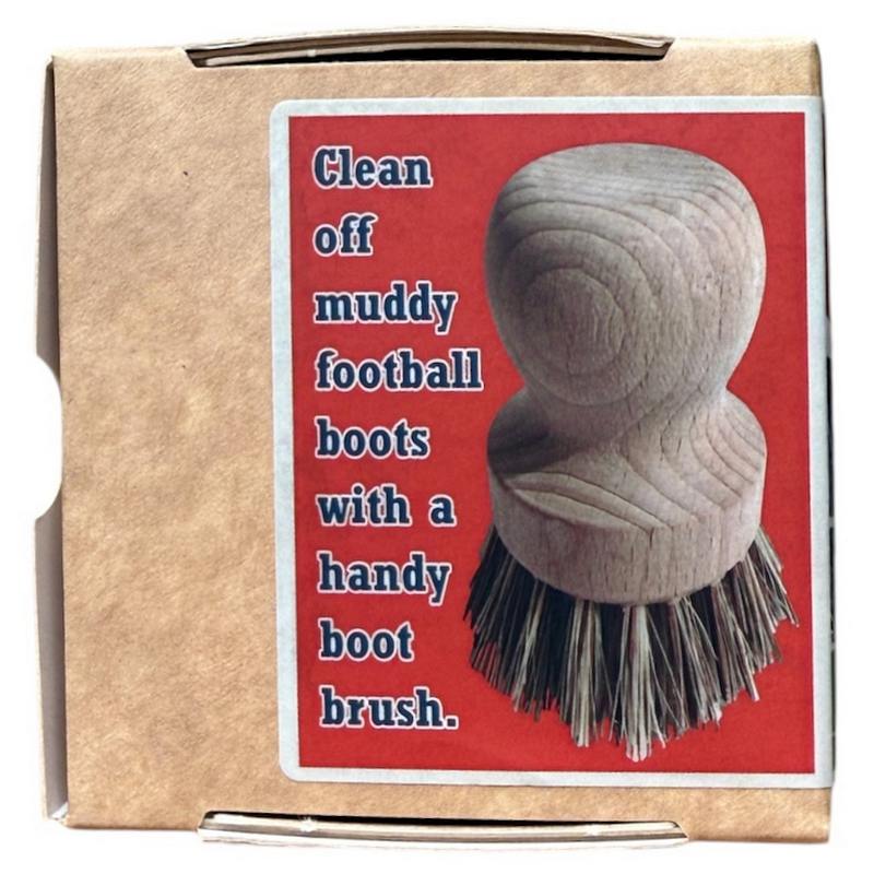 Sting In The Tail Football Shoe Brush box side