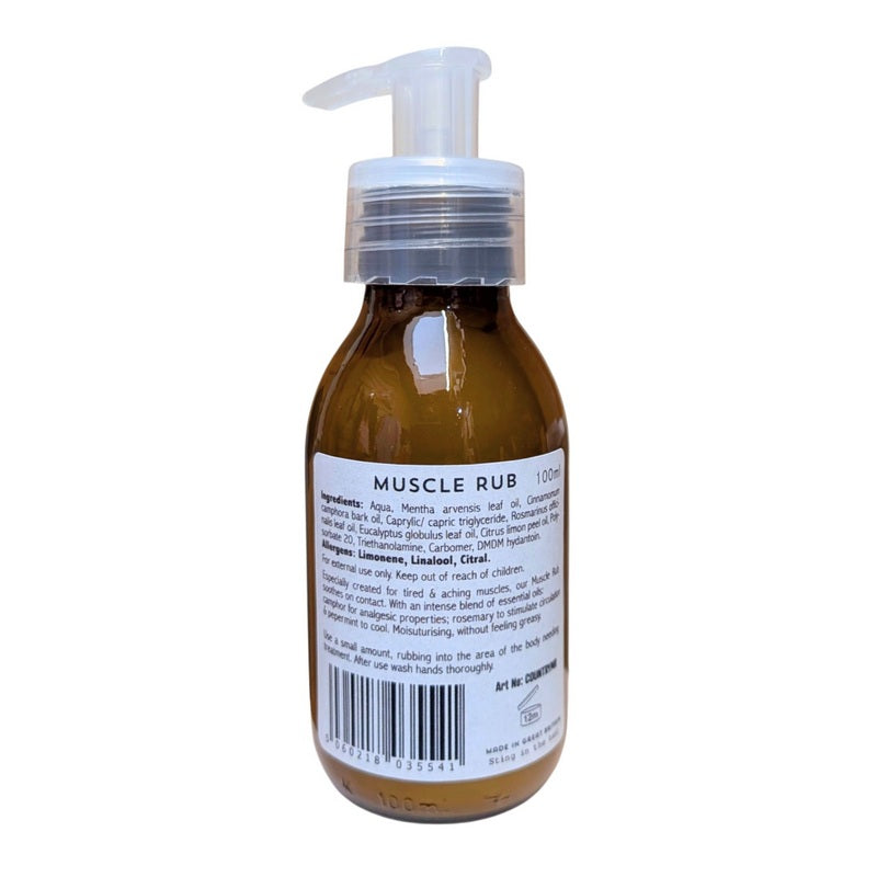 Sting In The Tail Countryman's Muscle Rub bottle back