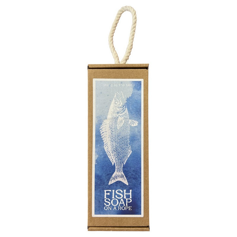 Sting In The Tail Fish-On-A-Rope Soap box front