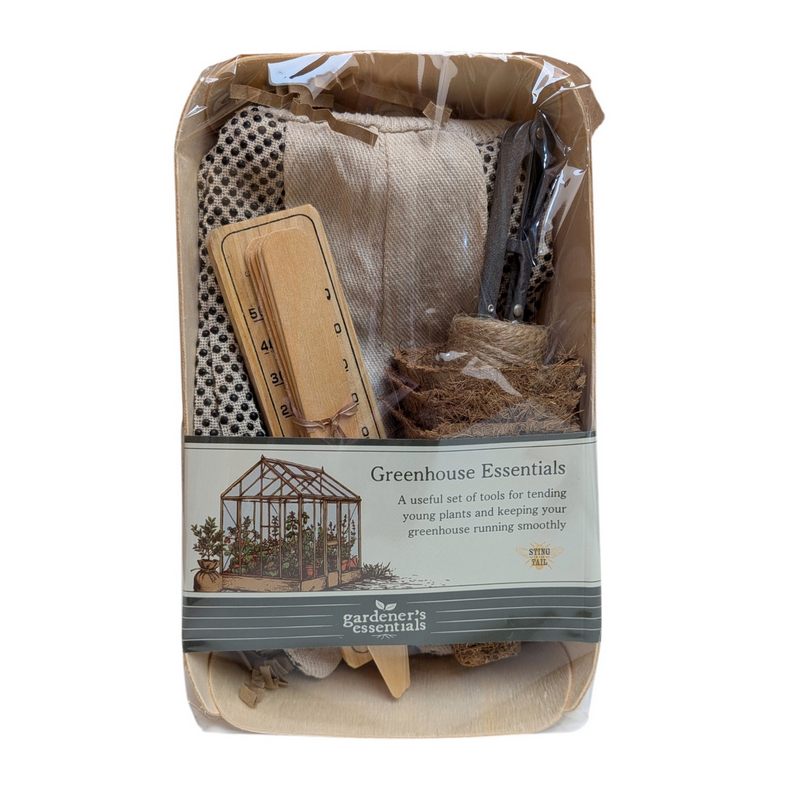 Sting In The Tail Greenhouse Essentials Gardening Kit new packaging