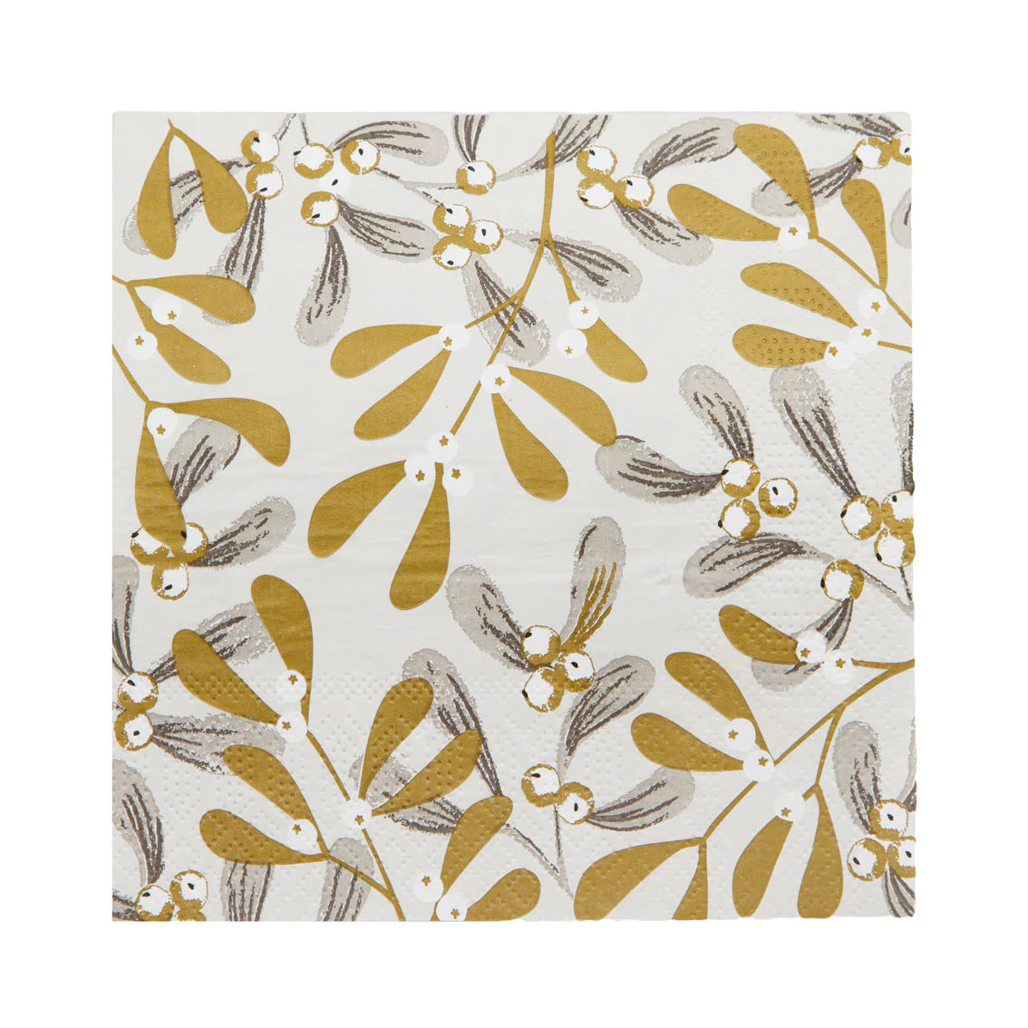 Talking Tables Botanical Mistletoe Christmas Napkins BC-MIST-NAPKIN-V2 main