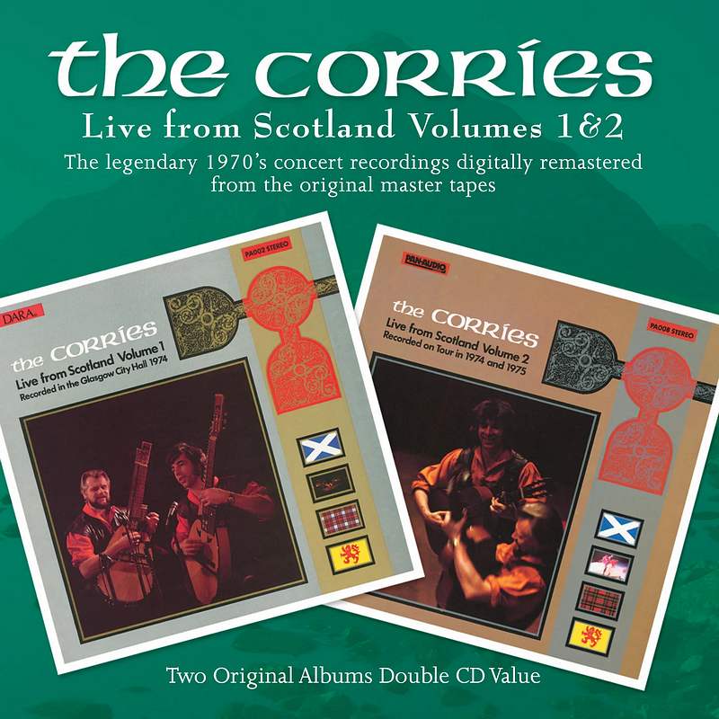 The Corries - Live From Scotland Volumes 1 and 2 double CD front