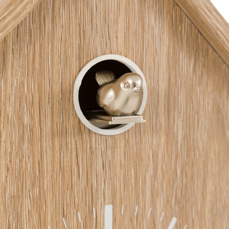Thomas Kent Cuckoo Clock Oak bird detail