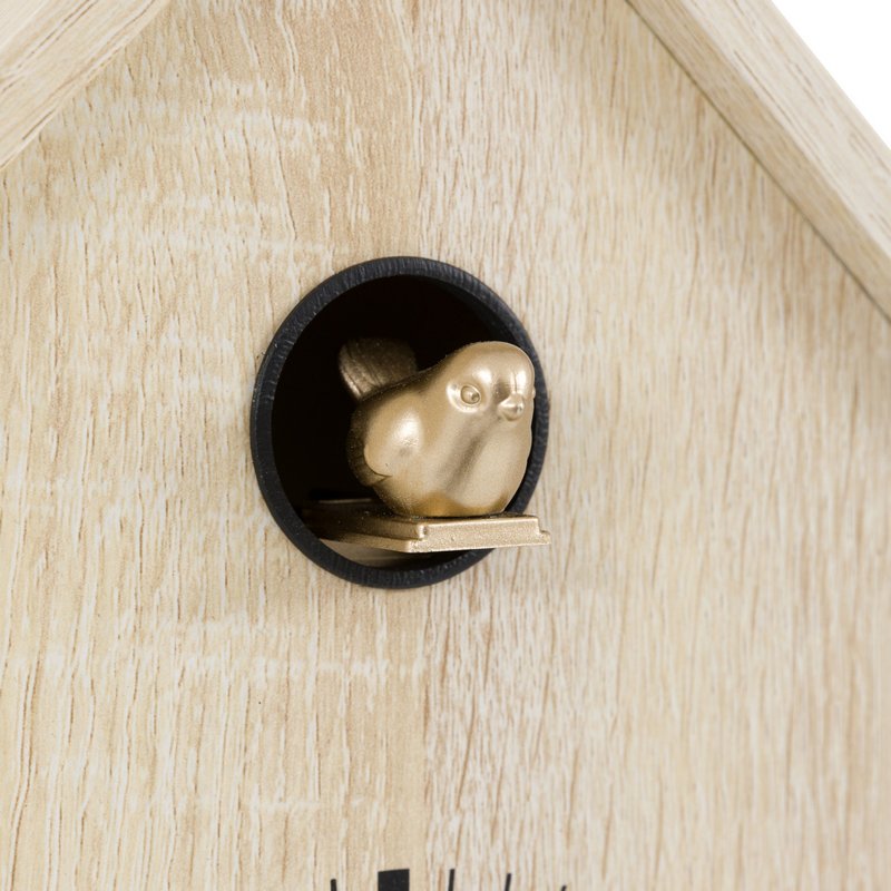 Thomas Kent Cuckoo Clock Washed Oak bird detail
