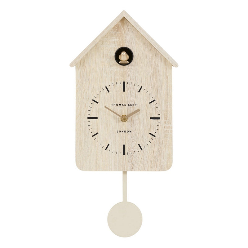 Thomas Kent Cuckoo Clock Washed Oak front