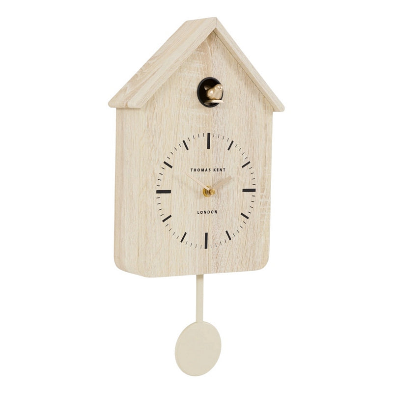 Thomas Kent Cuckoo Clock Washed Oak side