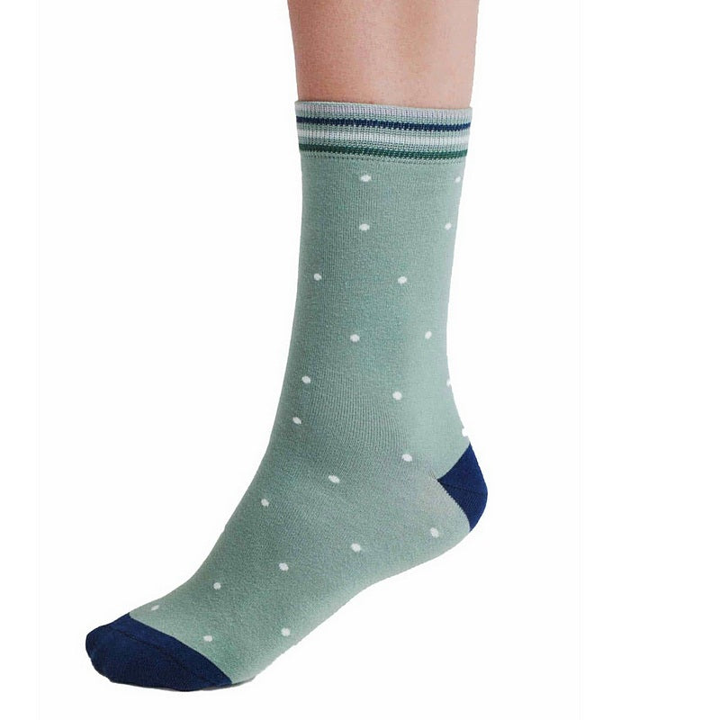 Thought You Are The Best Socks 4-7 Gift Bag Pistachio Green SBW8248 side