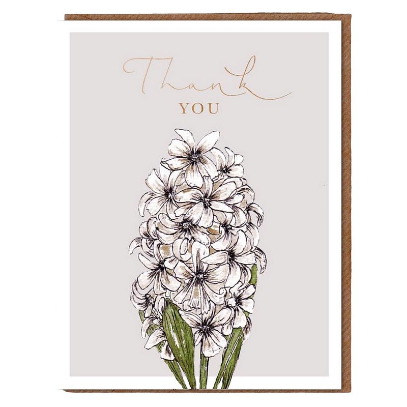Toasted Crumpet Designs Blanc Collection Thank You BL03 front