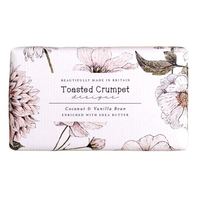 Toasted Crumpet Designs Coconut & Vanilla Bean Soap SO43 front