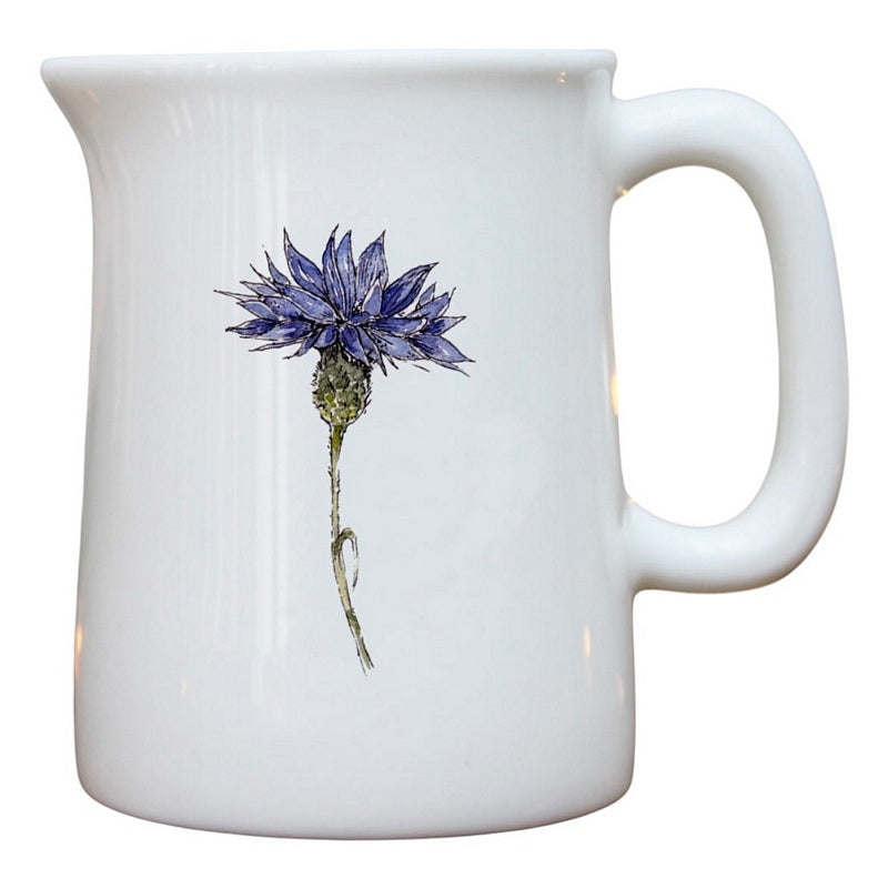 Toasted Crumpet Designs Cornflower Mini Ceramic Jug Boxed front