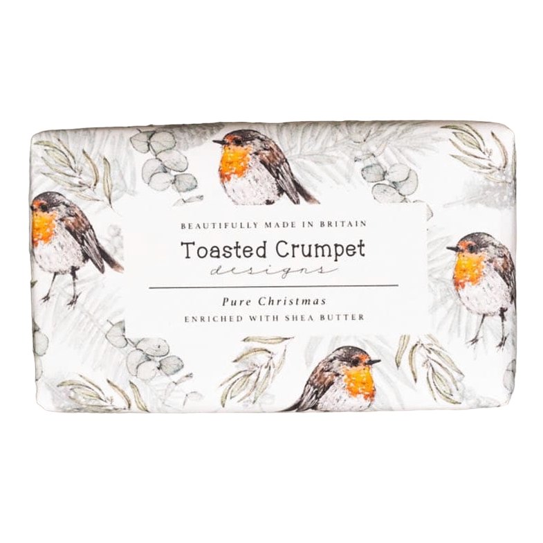 Toasted Crumpet Designs Pure Christmas Soap Bar SO26 front