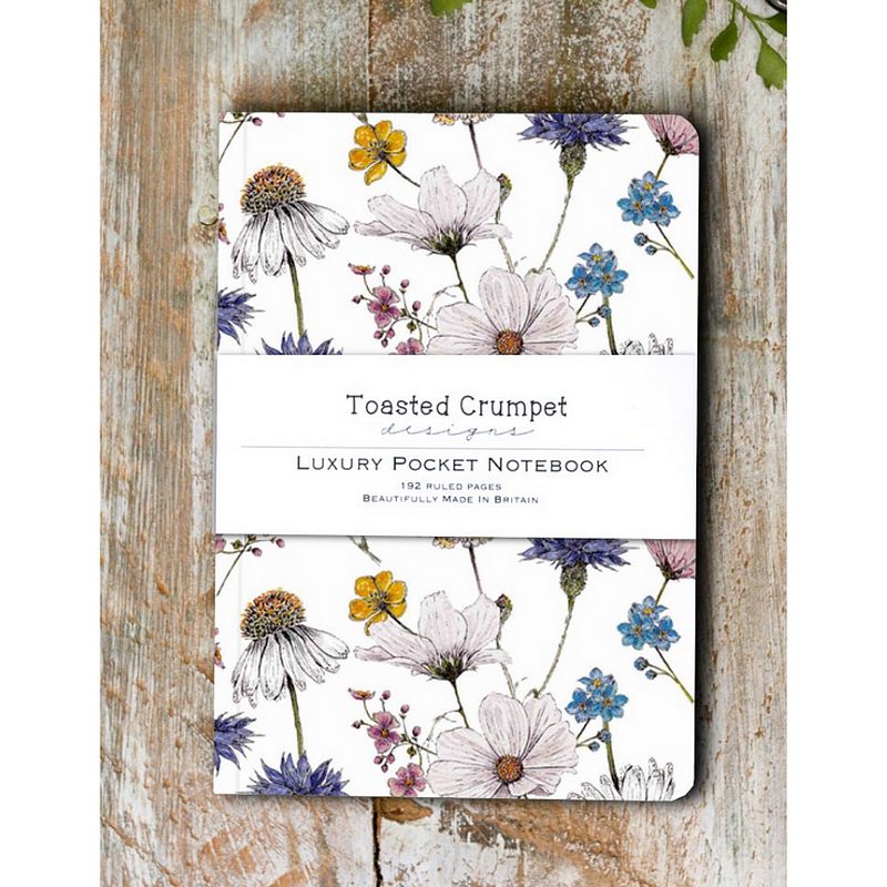 Toasted Crumpet Designs Regency Gardens A6 Lined Pocket Notebook NP71 lifestyle