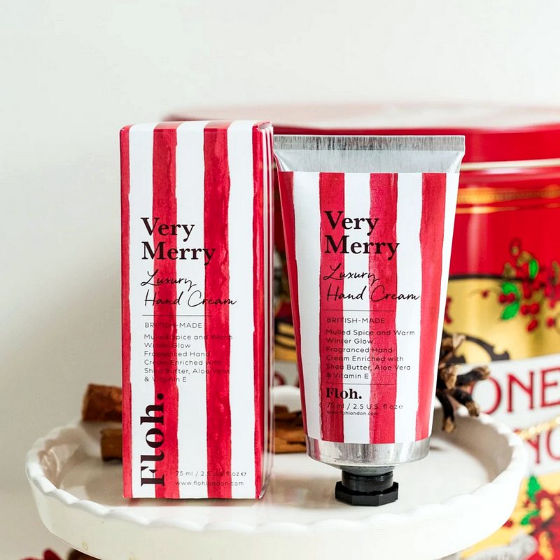 Toasted Crumpet Designs Very Merry Luxury Hand Cream lifestyle