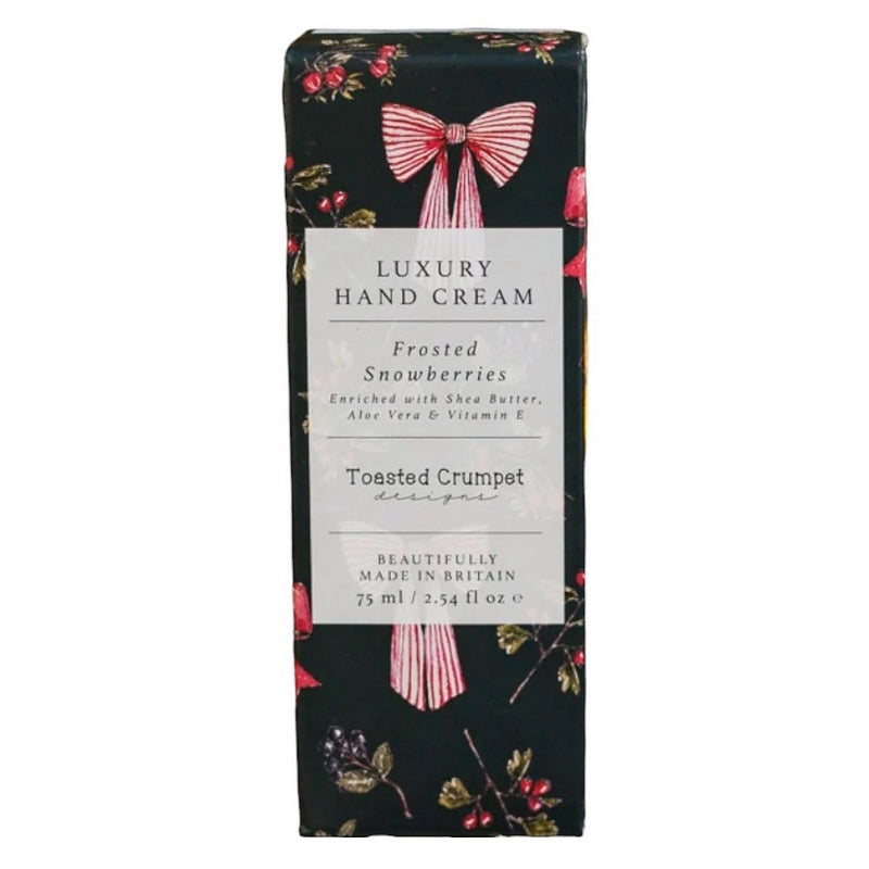Toasted Crumpet Frosted Snowberries Luxury Hand Cream HC83 box front