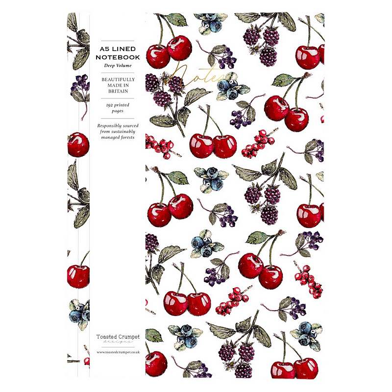 Toasted Crumpet Mon Cheri Pure A5 Chunky Lined Notebook NC81 front