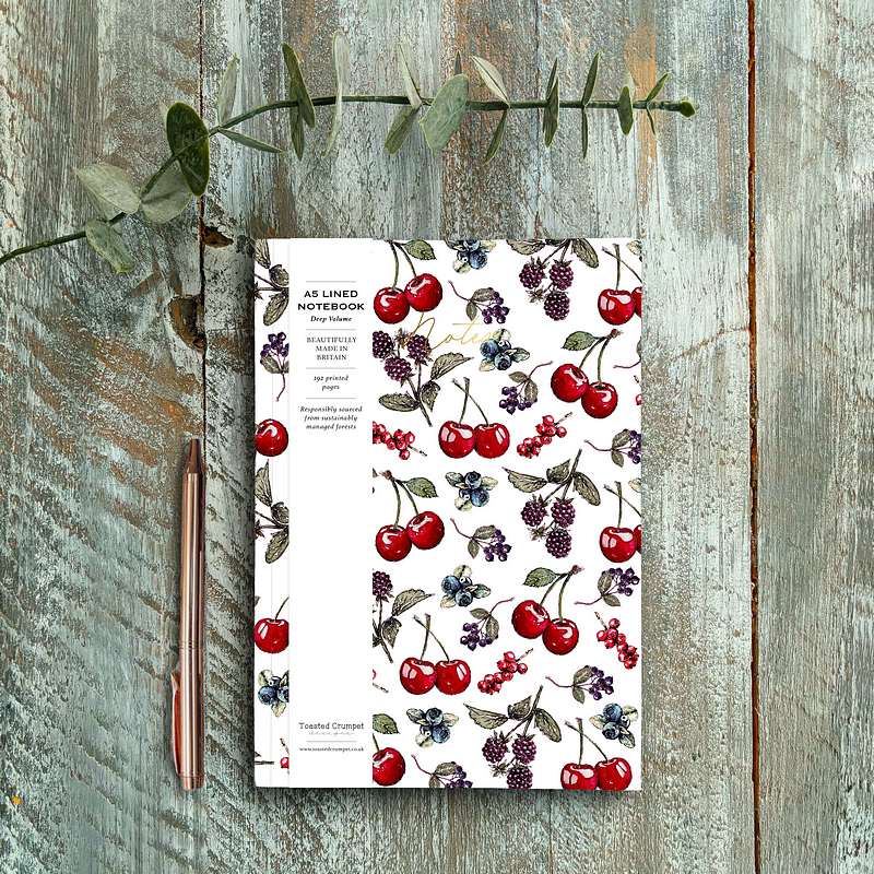 Toasted Crumpet Mon Cheri Pure A5 Chunky Lined Notebook NC81 lifestyle