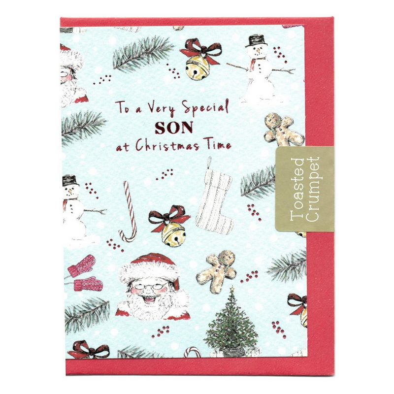 To A Very Special Son at Christmas Time Card MMX45 front