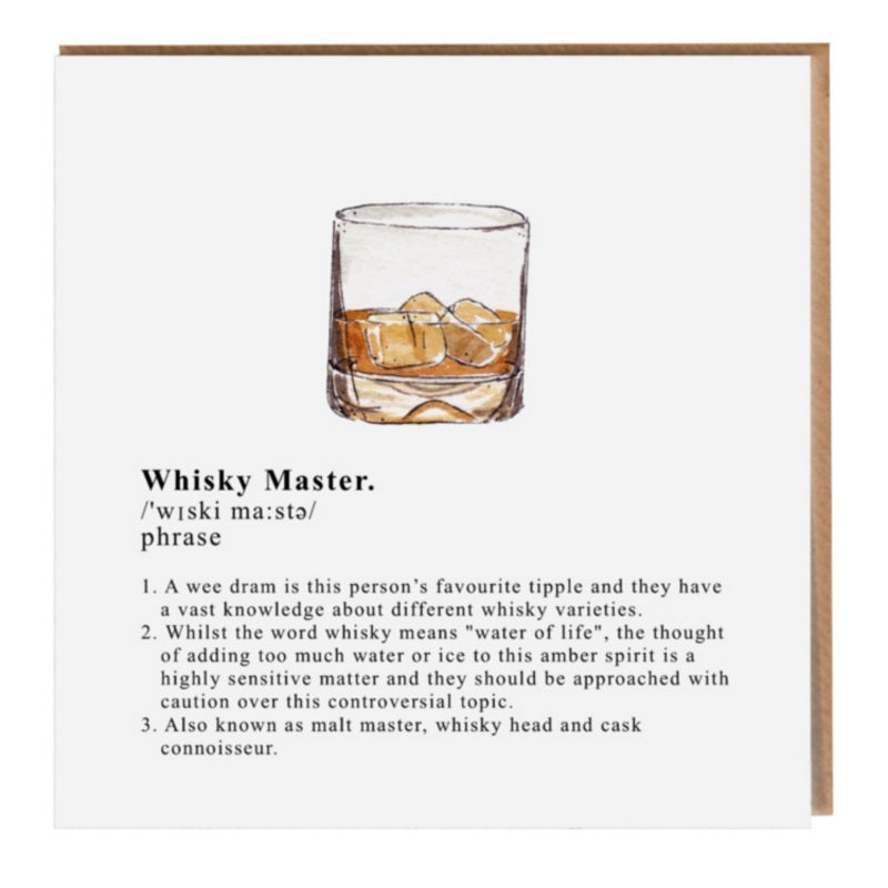 Toasted Crumpet Whisky Master Card CG27 front
