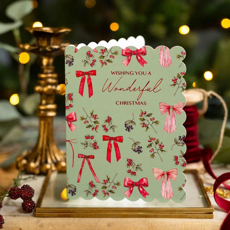 Toasted Crumpet Wishing You a Wonderful Christmas Card BE20 lifestyle