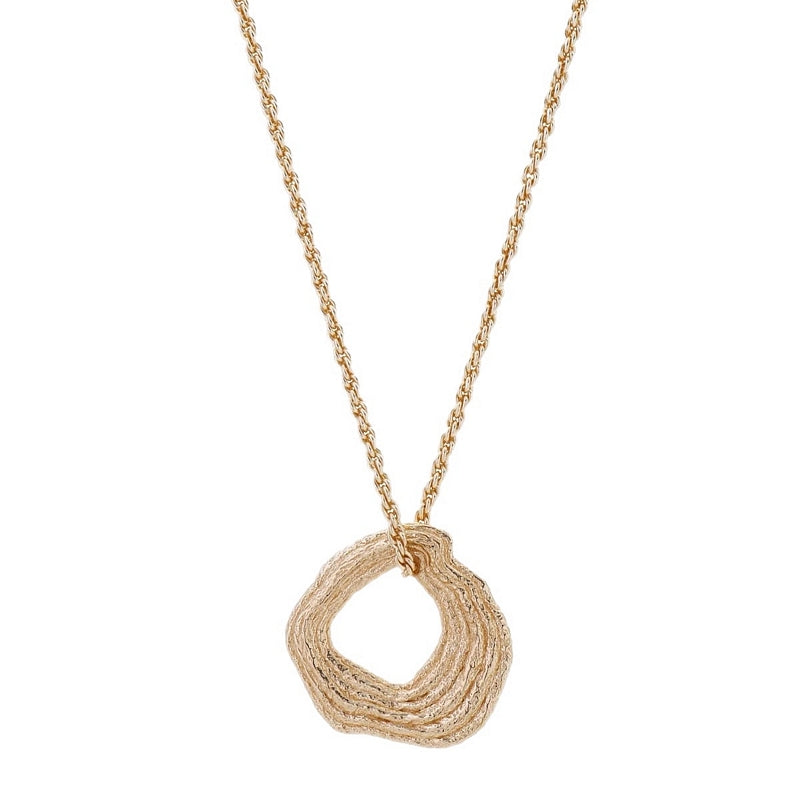 Tutti & Co Drift Necklace Gold NE715G main