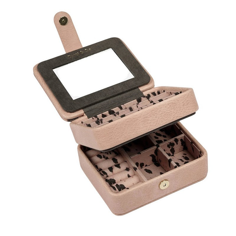 Tutti & Co Drift Small Jewellery Box Pink JB37 open full