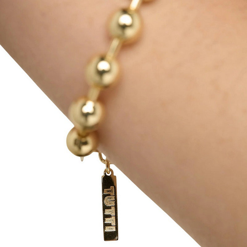 Tutti & Co Jewellery Align Bracelet Gold BR732G model