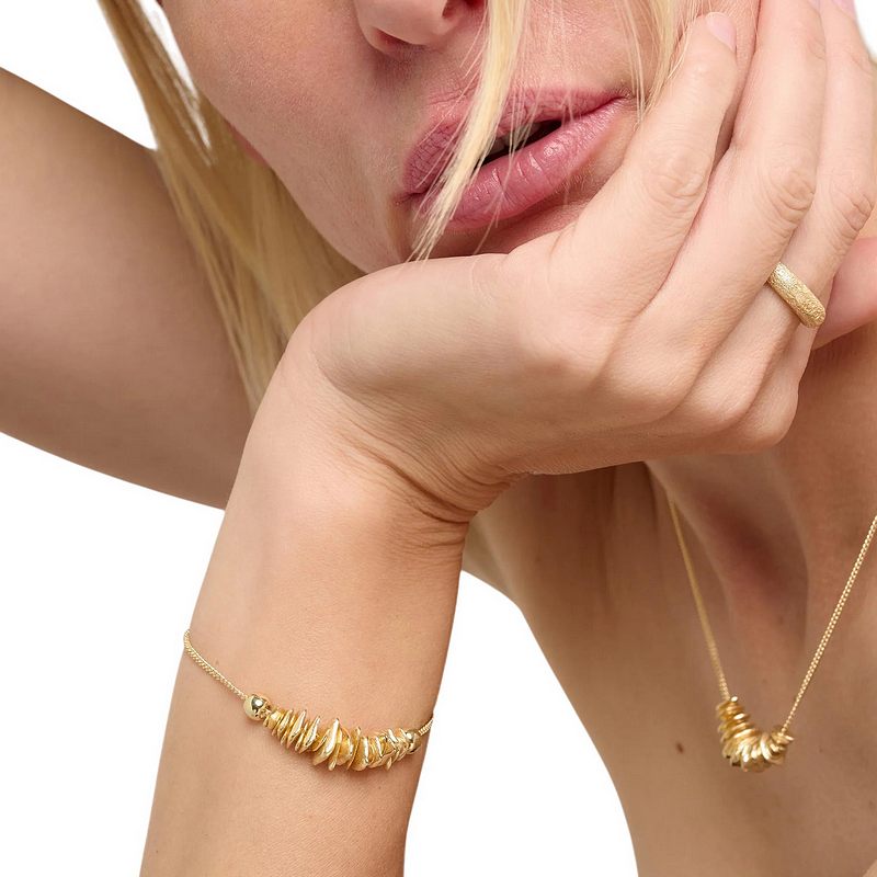 Tutti & Co Jewellery Cairn Bracelet Gold BR728G model