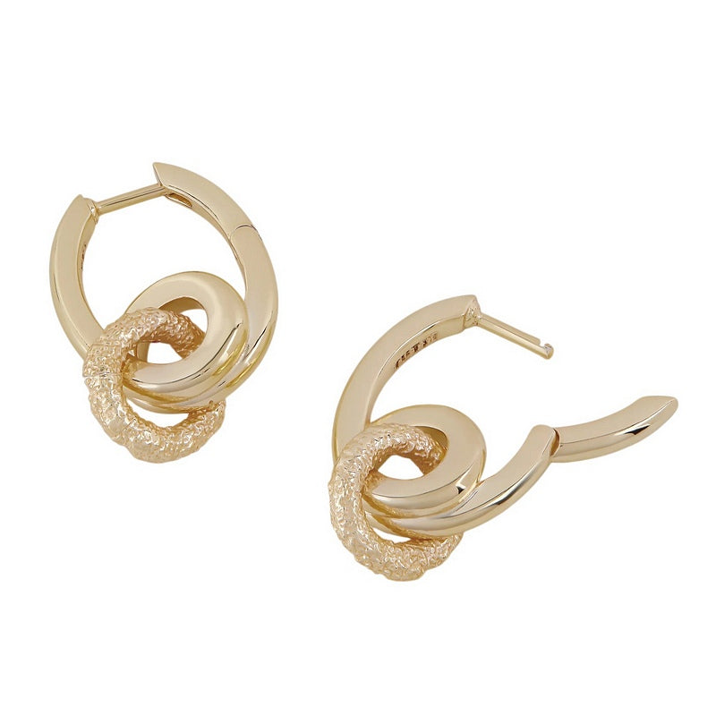 Tutti & Co Jewellery Connection Earrings Gold EA744G front