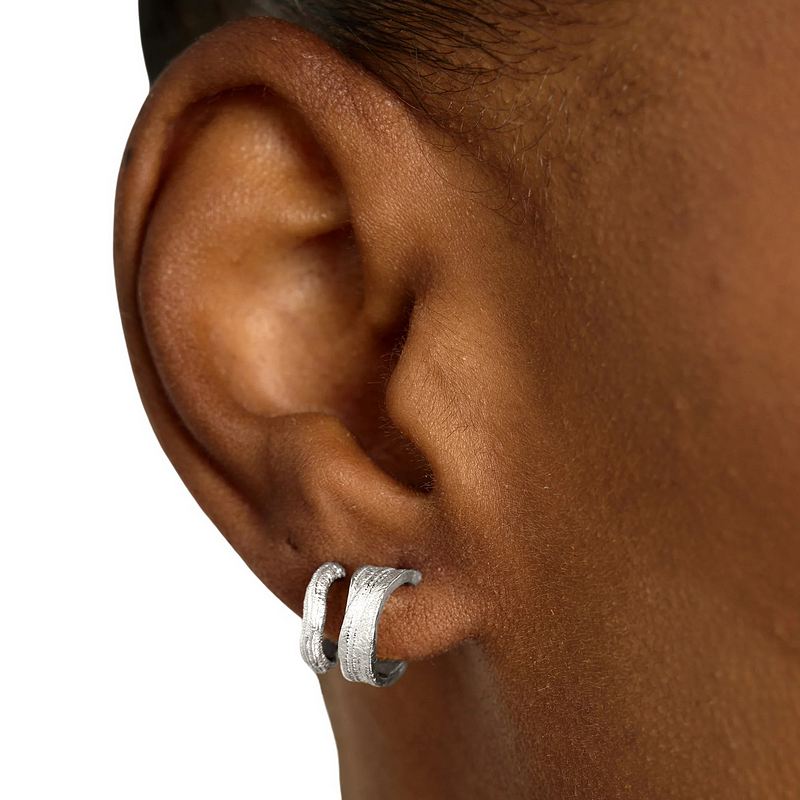 Tutti & Co Jewellery Contour Earring Set Silver EA740S model