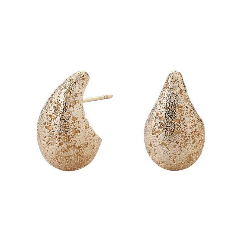 Tutti & Co Jewellery Dome Small Earrings Gold EA703G main