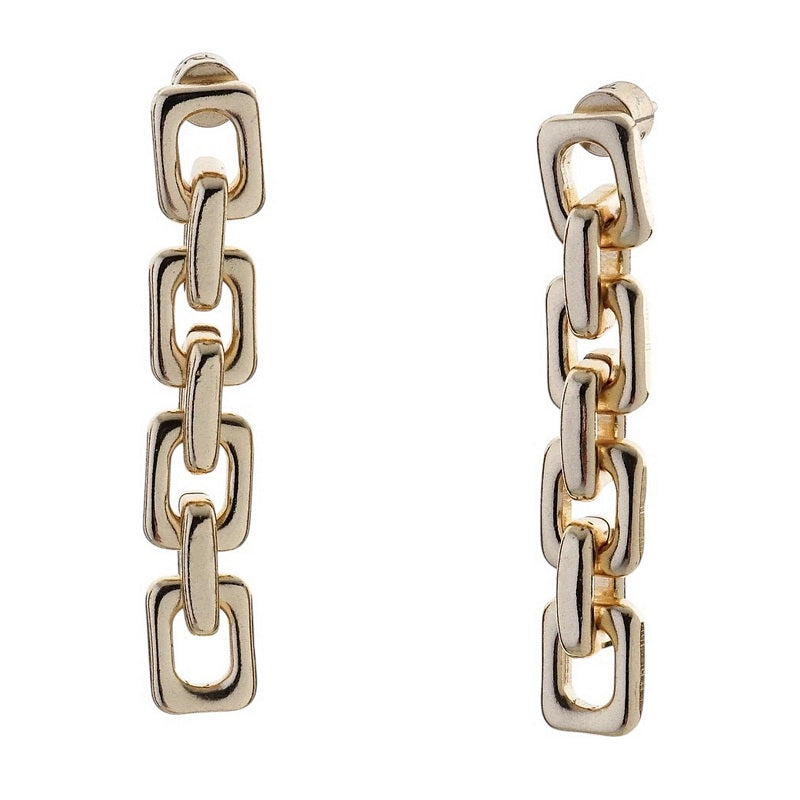 Tutti & Co Jewellery Form Earrings Gold EA724G main