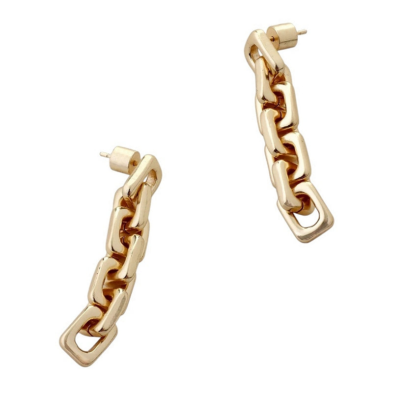 Tutti & Co Jewellery Form Earrings Gold EA724G side
