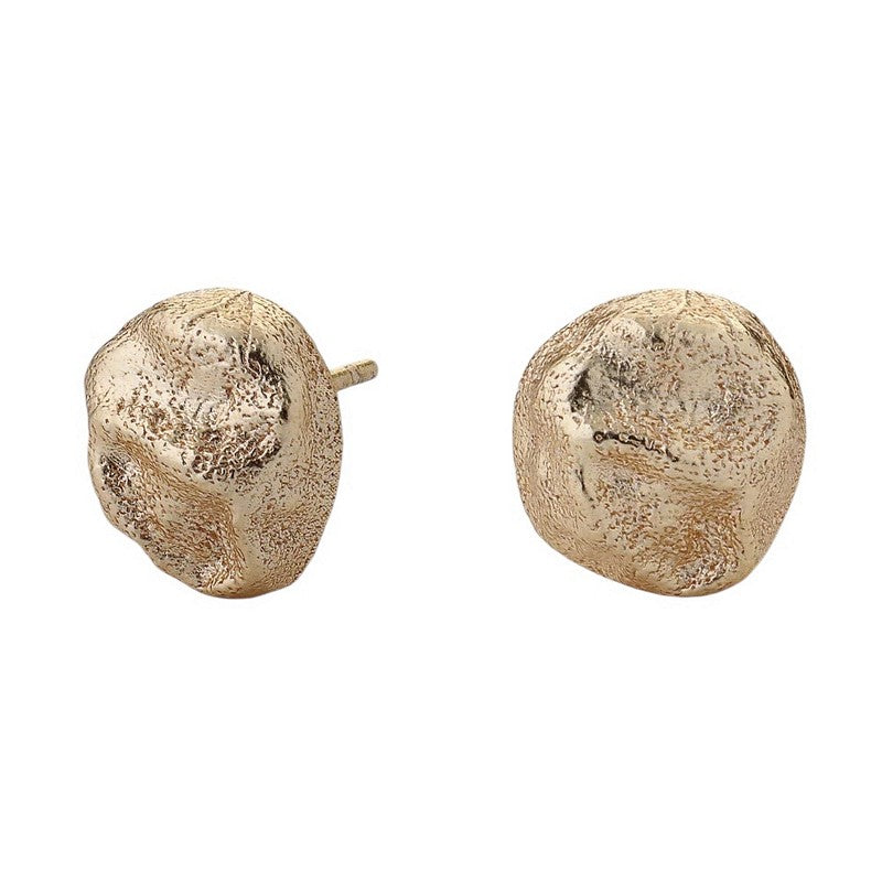 Tutti & Co Jewellery Halo Small Earrings Gold EA718G main