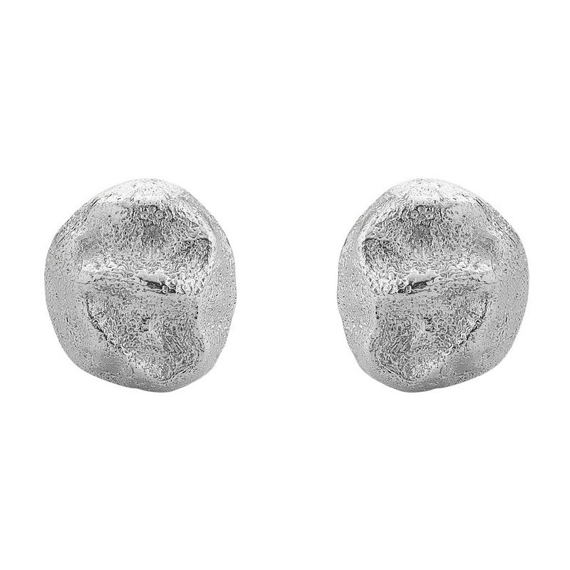 Tutti & Co Jewellery Halo Small Earrings Silver EA718S front